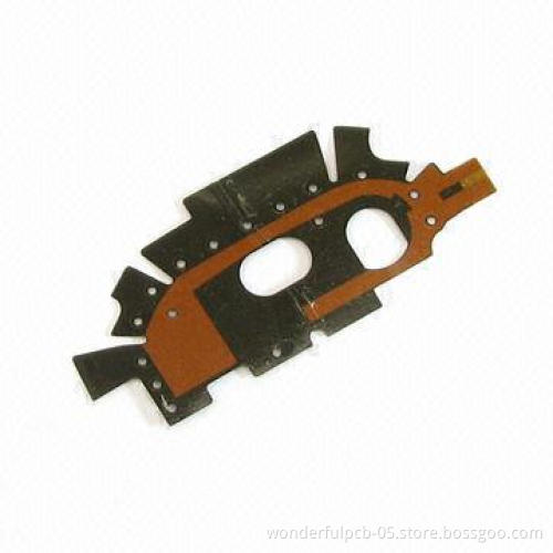 Rigid-flex PCB Board for Electronic Products, Measures 23 x 25mm, with UL Mark